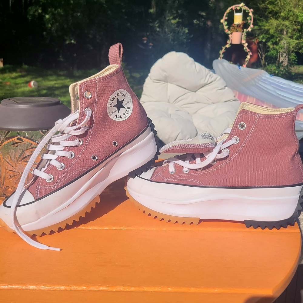 Converse Mauve High-Top Sneakers